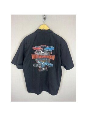 Port Authority Grey Eagle Resort Casino Wild Wednesday Cruise Night Shirt Mens L